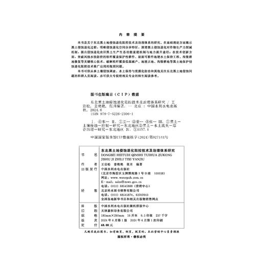 东北黑土地侵蚀退化阻控技术及治理体系研究 商品图1