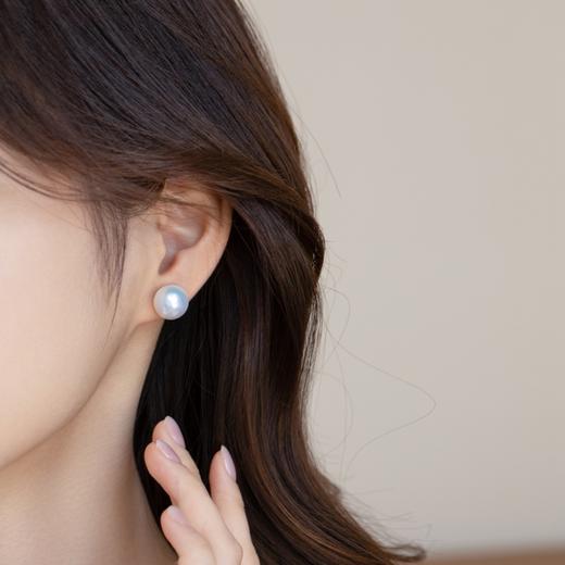 【买2送1~许研同款珍珠耳钉项链】MS Lemuguet天然淡水珍珠首饰 爱迪生/淡水AK/马贝珍珠/稀有紫色珍珠 带证书礼盒 商品图2