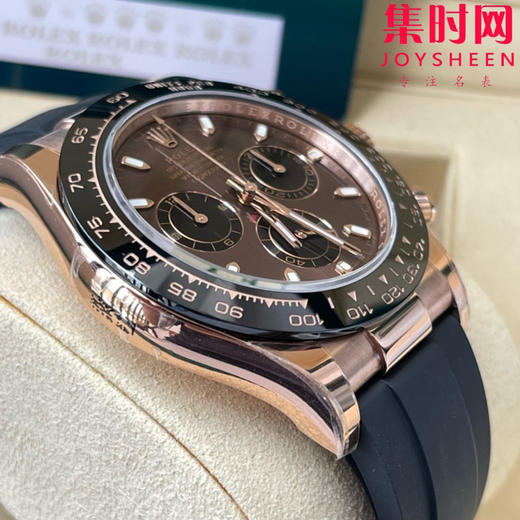 劳力士宇宙计型 BT迪通拿 玫金款 咖啡盘 男士腕表 丹东4130机 商品图6