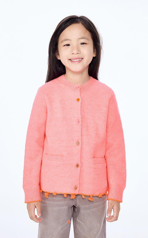 jnby  25年秋款  短款开襟毛衫 1P9312640 商品图6