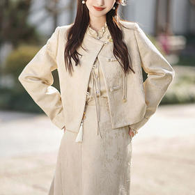 HERA CHOLE·国风浮雕提花开衫套装 ，穿在身上的东方灵韵，举手投足间皆是流动的光华【3-5天发货，周末顺延】【G】