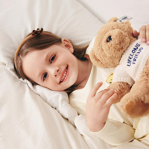 【泰迪熊IP联名】迷你巴拉儿童内衣套装男女童宝宝秋衣秋裤2025年 商品图2