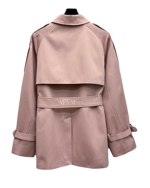 女款棉质刺绣腰带风衣外套 商品图1