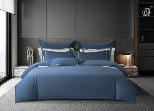 梦洁MENDALE 纯棉缎纹四件套：纯棉缎纹四件套合1010103350/1010103351 商品图2