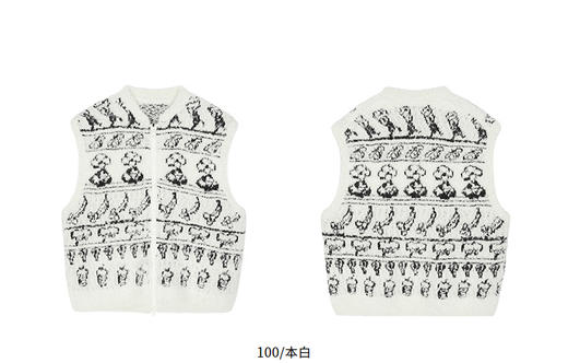 jnby  25年秋款  毛衫马甲  1P9310430 商品图10