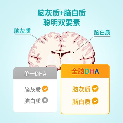 【含邮含税】Inne儿童藻油DHA爆浆软胶囊40粒/盒 商品图1
