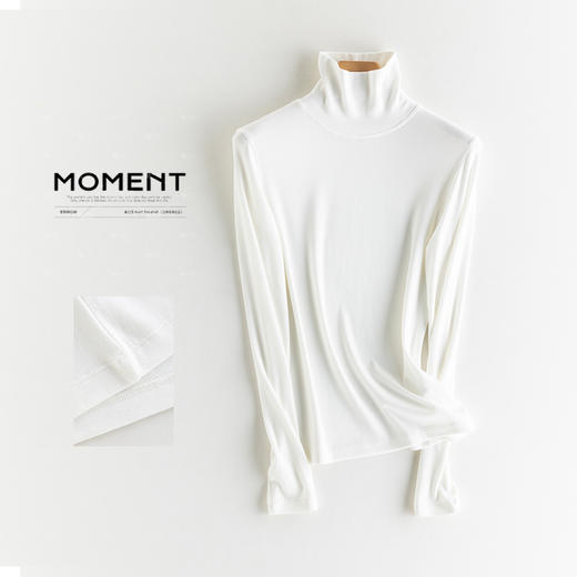 氢动珍珠山羊绒打底衫|三款领型可选，软糯亲肤，透气保暖不闷热/圆领小立领 商品图7