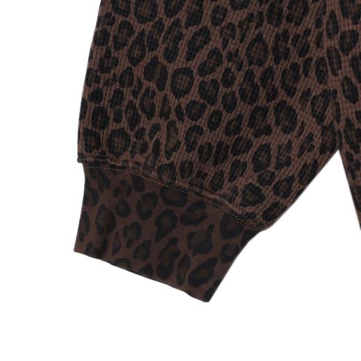 SDSA男士秋冬新款痞帅男装设计师豹纹拉链连帽卫衣网红款开衫外套 商品图4