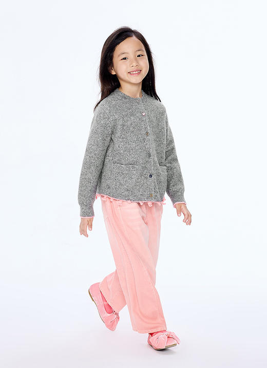 jnby  25年秋款  短款开襟毛衫 1P9312640 商品图4