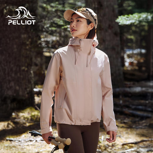 【归野】伯希和户外夏季单层冲锋衣女2025新款Teflon三防登山服男 商品图0