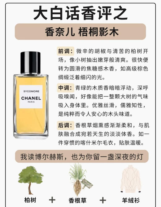 【9.20王炸割肉价】香奈儿珍藏系列梧桐影木4ml 商品图3