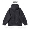 SDSA男士秋冬新款痞帅男装时尚肌理感按扣连帽卫衣气质网红款上衣 商品缩略图4