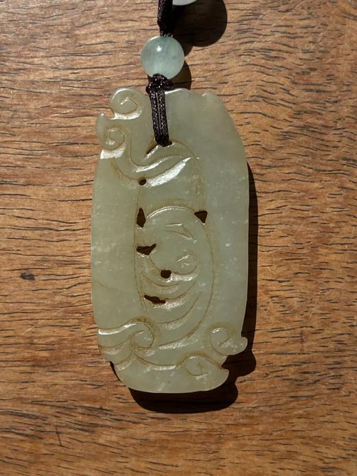 白玉镂雕云龙纹椭圆珮，顺丰包邮 商品图11