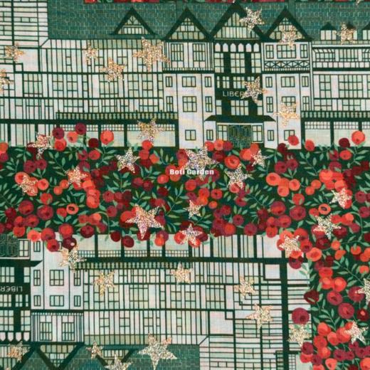 LT295A Liberty塔纳金粉 TUDOR BERRY--都铎浆果100支高支棉279/m 邮费到付 商品图1