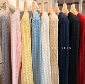 开衫里的第一名‼️小麻花战马针织棉开衫