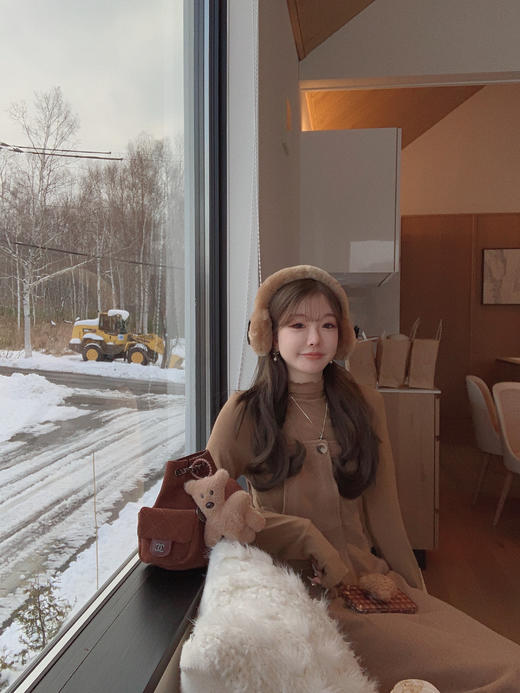 金蘑菇菇  法颂 背带裙套组/ 显瘦微宽松直筒背带裙 商品图1