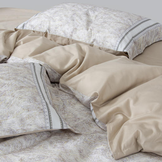 云丝锦暖绒数码四件套-拾梦（黄）/抗菌 商品图3