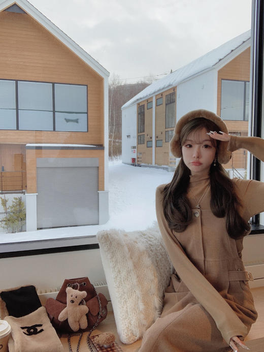 金蘑菇菇  法颂 背带裙套组/ 显瘦微宽松直筒背带裙 商品图6