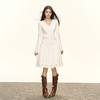 Ariseism 美式复古基础百搭白色v领针织开衫女秋季新款修身上衣 商品缩略图3