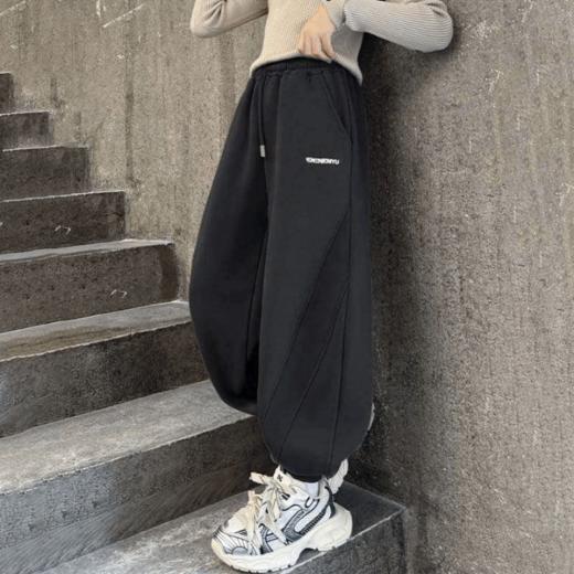 【下单2件49.9元】贝叮熊深秋棉质校园运动裤 商品图1