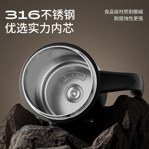 【健康升级！316不锈钢】不锈钢大茶滤，畅快品茗不吐渣，大容量水杯茶水分离商务杯保温杯。rb 商品图1