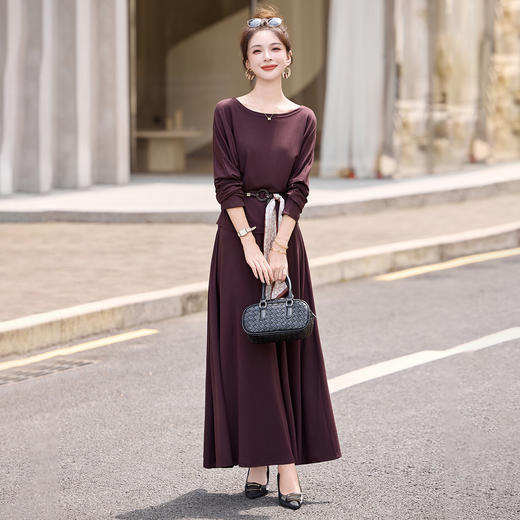 2025秋季新款遮肉显瘦宽松半身裙两件套SNX3169 商品图3