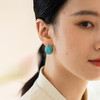 牧衣游 S925银绿松石耳环 昕云【不支持会员折】 商品缩略图0