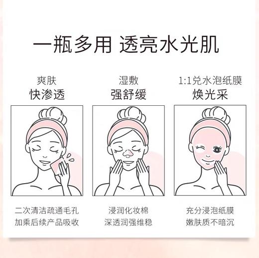 4月29-5月5日停发！法国🇫🇷Qiriness科宁思香槟水超大瓶贵妇爽肤水💧 🆘湿敷5分钟＝退红急救膜 一瓶多用，⁬懒人必备的“⁤神仙水”‌！⁬一瓶=⁥化妆水+舒缓面膜+提亮精华 商品图11