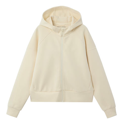 佐丹奴25年新款女装【卢正义同款】液氨【空气三明治】奢滑针织连帽阔袖外套05375122 商品图2