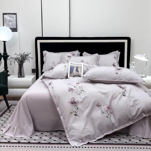 秋冬全棉加厚磨毛四件套纯色印花缺角工艺系列床单被套床上用品G110500004 商品图1