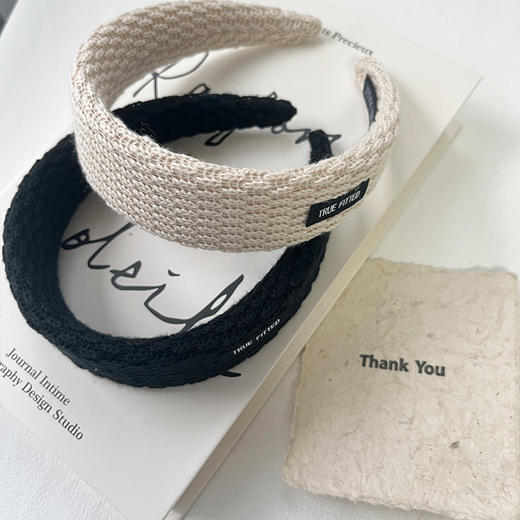 韩系毛线宽边发箍 纪念日百货门店同款164701065 商品图4