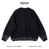SDSA男士秋冬新款痞帅男装美式扎染字母印花圆领卫衣高街套头上衣 商品缩略图5