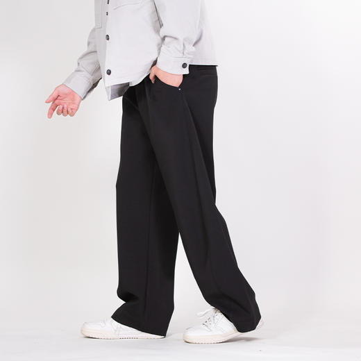 DRONKOO 2025 抽绳侧缝前移袋口同色钉扣中厚卫裤长裤 商品图1