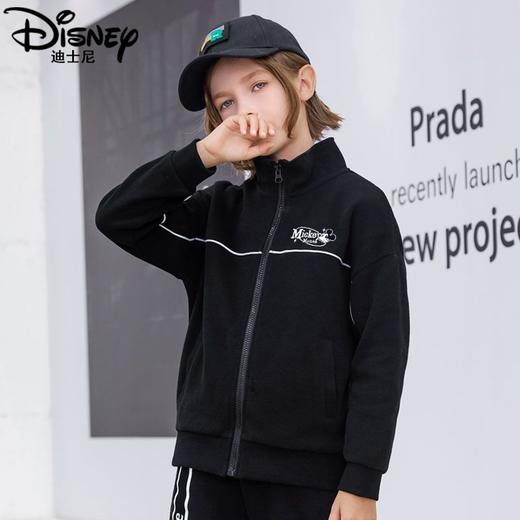 迪士尼男童外套春季2025新款儿童上衣春秋炸街痞帅男大童夹克春装 商品图3