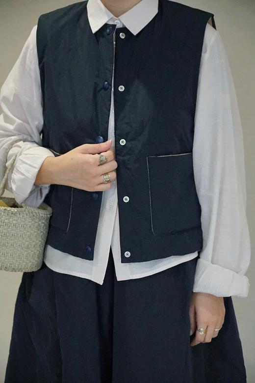 Gauze 轻薄保暖棉服马夹背心（2色可选） 商品图4