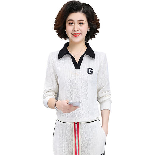 SP7-3891 妈妈春装运动服套装2025新款中老年春秋卫衣两件套女洋气长袖上衣 商品图4