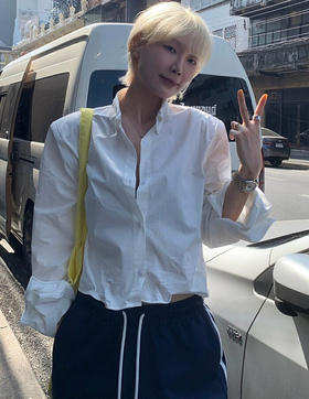 p家走秀款扭扭可衬衫衬衣08253