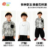 贝贝怡春秋季新款男童针织马甲条纹衬衫休闲长裤三件套ZB3ET059 商品缩略图4