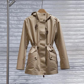 【厂家补贴直降100】巴*莉同款高定夹克式风衣（X25F3404）基地直邮