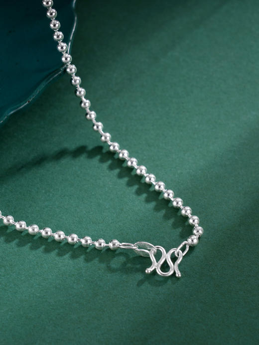 子佩集S990银【竹福熊宝】套链项链【DSDZ011】纯银原创作品熊猫葫芦花丝珐琅彩2509 商品图2