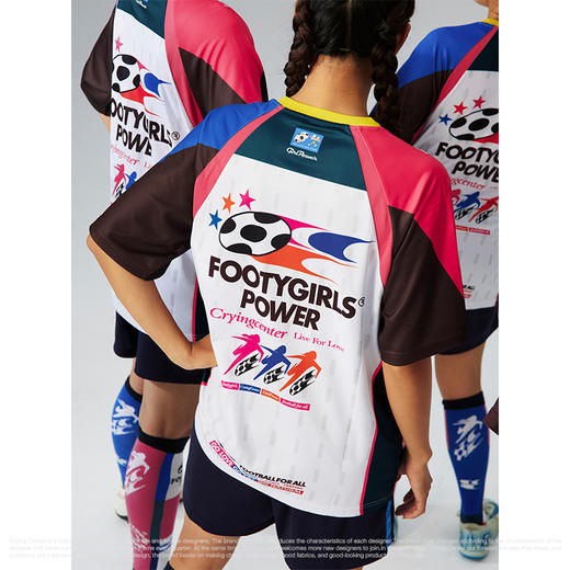 CryingCenter x footygirls 女足复古拼色速干足球服 哭喊中心 商品图0