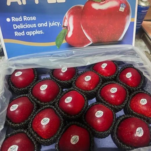 【中秋好礼】石家庄优选仓库速达，新西兰|红玫瑰苹果，清脆爽口，口感脆甜多汁，每一口都透出淡淡玫瑰香味，精品大果15枚装，净重约6.5斤礼盒装 商品图1
