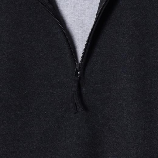 3075SDSA男士秋冬新款痞帅男装韩版简约撞色半拉链圆领假两件卫衣时尚 商品图3