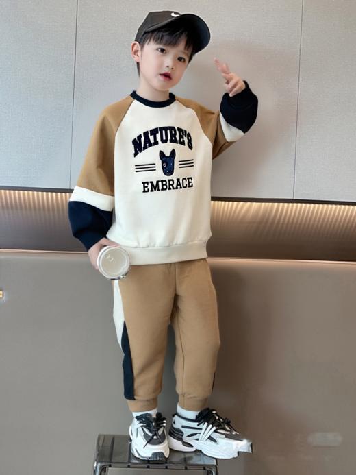 佐丹奴童装SS25商场新款长袖字母卫衣03024606 商品图3