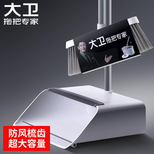 大卫F2畚箕扫把套装DS-F201【分仓直发，72小时发货，周末节假日不发货】 商品图0