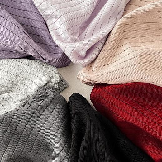 【可鲁丽风睡衣】25秋季小众蕾丝圆边睡衣套装女纯色垂感V领长袖带胸垫家居服两件套 商品图3