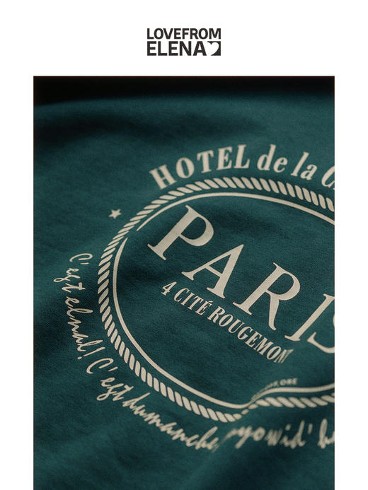 *韩牌ORE代工厂升级款 字母印花卫衣 商品图4