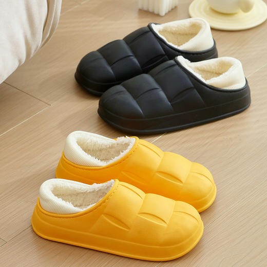 【39元2双】情侣花瓣棉拖鞋丨EVA防水鞋面 软弹有度 行走的“棉被” 商品图1