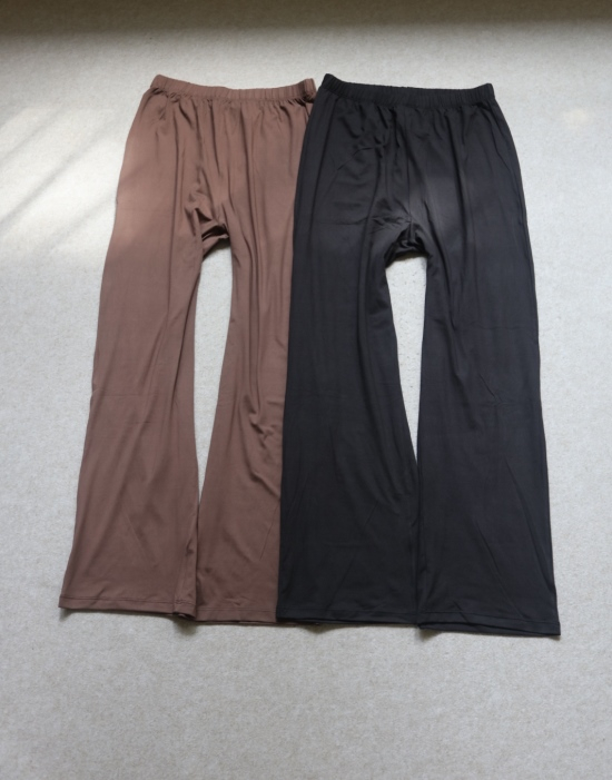 You Need 请拿好 哈！女段 HF 软糯轻滑 75D牛奶丝 高腰小阔筒 居家裤 2色入