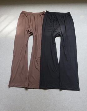 You Need 请拿好 哈！女段 HF 软糯轻滑 75D牛奶丝 高腰小阔筒 居家裤 2色入